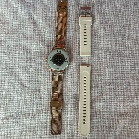 Open Box Homailida Smart Watch Women, Gold, NO CHARGER comes with Extra Band - Picture 6 of 7